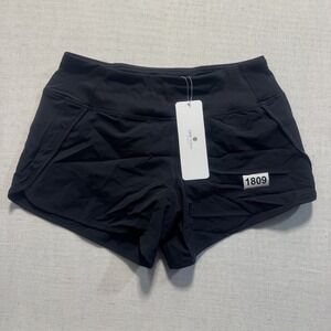 CRZ YOGA Sports Shorts Womens XS Black NEW